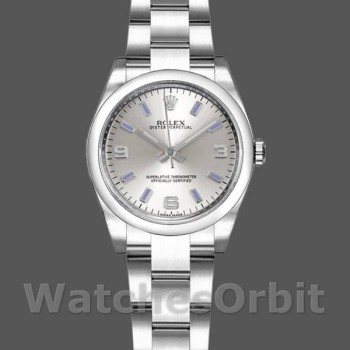Replica Rolex Oyster Perpetual 176200 Edelstahl Silber Zifferblatt 26MM Lady Replica Uhr