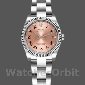 Replica Rolex Oyster Perpetual 176234 Fluted Bezel Pink Diamond Dial 26MM Lady Replica Uhr