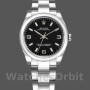 Replica Rolex Oyster Perpetual 177200 Black Arabic Dial Domed Bezel 31mm Lady Replica Uhr