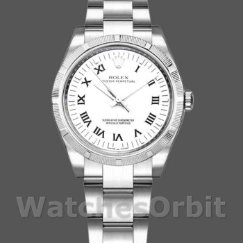 Replica Rolex Oyster Perpetual 177210 Edelstahl Weißes Römisches Zifferblatt 31mm Lady Uhren Replica Uhr
