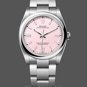 Replica Rolex Oyster Perpetual 36 Oystersteel Pink Dial 126000 0008 Damenuhr