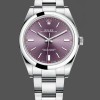 Replica Rolex Oyster Perpetual 39 Red Grape Dial Steel 114300 0002 Herrenuhr Luxuriöse Optik