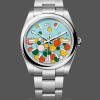 Replica Rolex Oyster Perpetual 41mm Blue Dial Stainless Steel m124300-0008 Sportliches Design