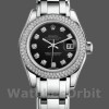 Replica Rolex Masterpiece Pearlmaster 80339 Diamant Lünette 29MM Lady Replica Uhr, Imitat, Hochwertige Nachbildung