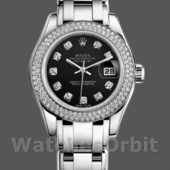 Replica Rolex Masterpiece Pearlmaster 80339 Diamant Lünette 29MM Lady Replica Uhr