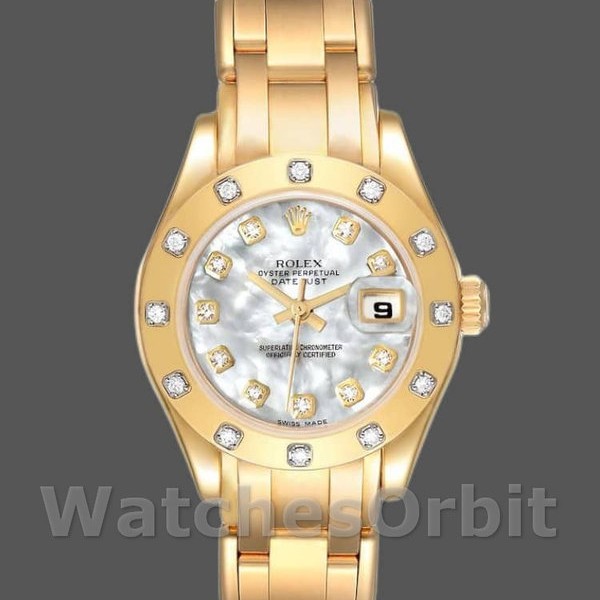 Replica Rolex Pearlmaster 80318 MOP Diamond Dial 29MM Lady Replica Uhr, Replik, Präzise Verarbeitung