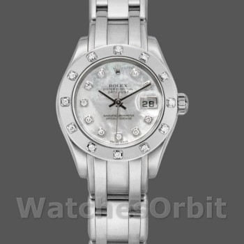 Replica Rolex Pearlmaster 80319 MOP Diamond Dial 29MM Lady Replica Uhr