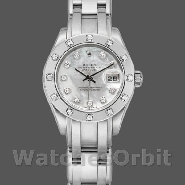 Replica Rolex Pearlmaster 80319 MOP Diamond Dial 29MM Lady Replica Uhr, Replica Uhr, Edle Materialien