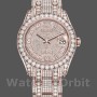 Replica Rolex Pearlmaster 86405RBR Everose Gold Paved Diamond Zifferblatt 39mm Herren Replica Uhr