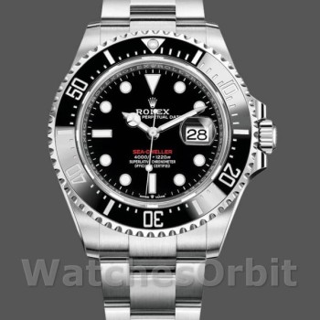 Replica Rolex Sea-Dweller 126600 Edelstahl Schwarz Zifferblatt 43MM Herren Replica Uhr