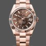 Replica Rolex Sky Dweller 336935 0002 Chocolate Dial Oyster Armband 42mm