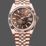 Replica Rolex Sky Dweller 42 Everose Gold Chocolate Dial m336935 0006