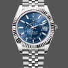 Replica Rolex Sky-Dweller 42 m336934 0006 Fluted Bezel Blue Dial Replica Uhr, Replika Uhren, Perfekte Replik