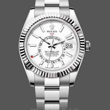 Replica Rolex Sky Dweller 42 Oystersteel White Dial m336934 0003 Herrenuhr