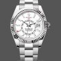 Replica Rolex Sky Dweller 42 Oystersteel White Dial m336934 0003 Herrenuhr
