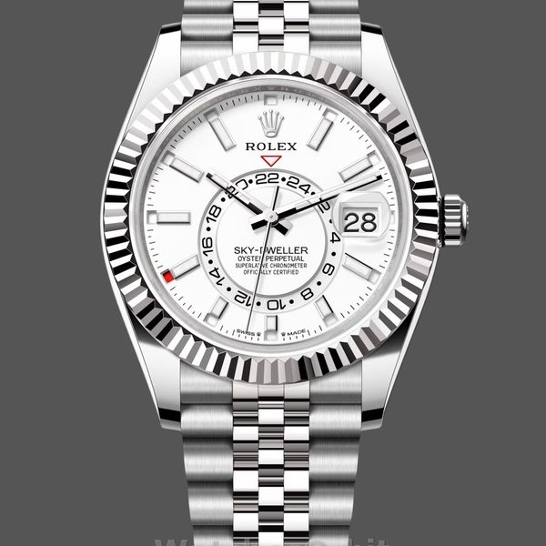 Replica Rolex Sky Dweller 42 White Dial Fluted Bezel M336934 0004 Herrenuhr Stilvolles Accessoire