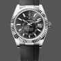Replica Rolex Sky Dweller 42 White Gold Black Dial M336239 0002 Herrenuhr