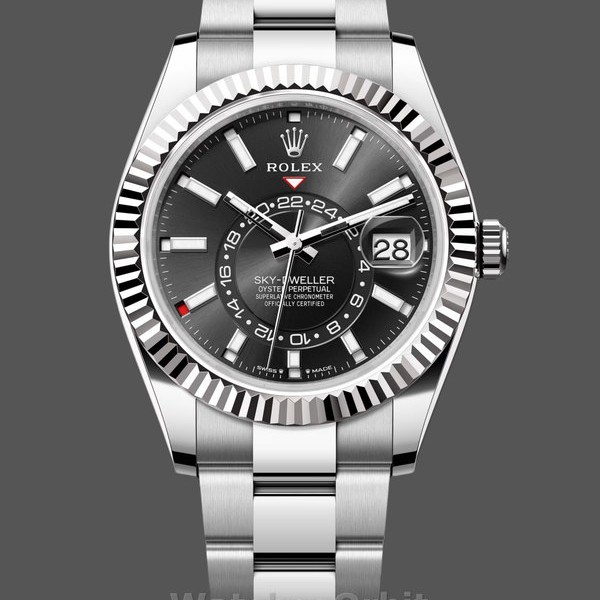Replica Rolex Sky Dweller 42 White Rolesor Black Dial Oyster M336934 0007 Herrenuhr Sammlerstück