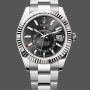 Replica Rolex Sky Dweller 42 White Rolesor Black Dial Oyster M336934 0007 Herrenuhr