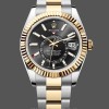 Replica Rolex Sky Dweller 42 Gelb Rolesor Schwarz Zifferblatt Oyster M336933 0003 Herrenuhr Schweizer Handwerkskunst