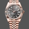 Replica Rolex Sky Dweller 42mm Everose Gold und Slate Grey Dial M336935-0008 Moderne Ästhetik