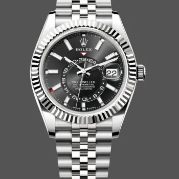 Replica Rolex Sky Dweller Black Dial Jubilee m336934 0008 Automatik 42MM