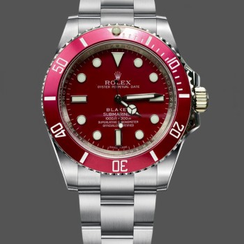 Replica Rolex Blaken Submariner Truckee Red Limited Edition 40MM Herren Replica Uhr