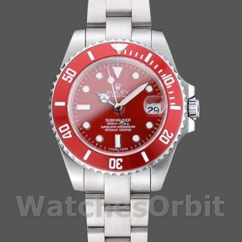 Replica Rolex Submariner 116610 Edelstahl 40MM Rotes Zifferblatt Herren Replica Uhr