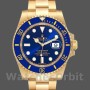 Replica Rolex Submariner 116618 Gelbgold Blaues Zifferblatt 40mm Herren Replica Uhr