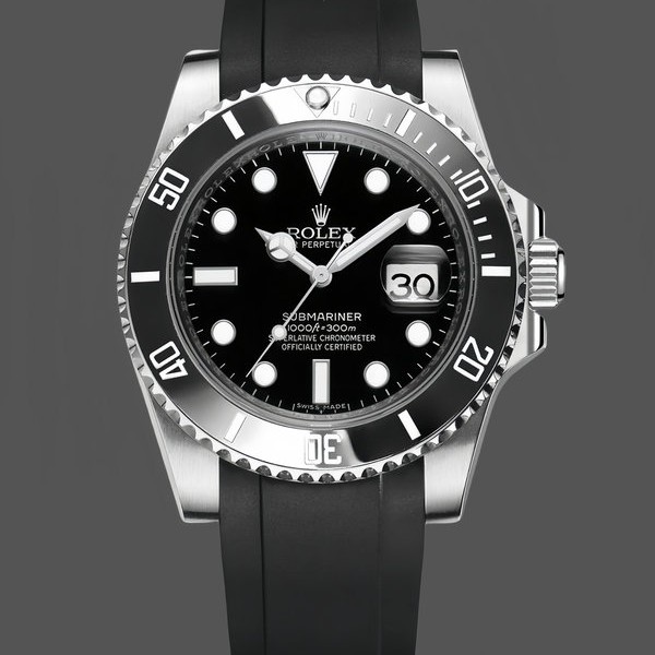 Replica Rolex Submariner 126610LN Black Rubber Strap Black Dial 41mm Herren Replica Uhr, Replica Uhr, Perfekte Replik