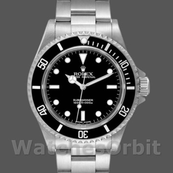 Replica Rolex Submariner 14060 Edelstahlgehäuse Schwarzes Zifferblatt 40mm Herren Replica Uhr