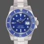 Replica Rolex Submariner 16610 Stainless Steel Blue Bezel Diamond Dial 40mm Herren Replica Uhr