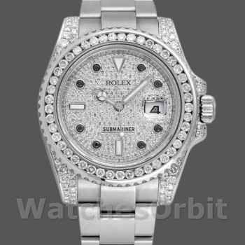 Replica Rolex Submariner Date 116610LN Custom Diamond 40MM Herren Replica Uhr