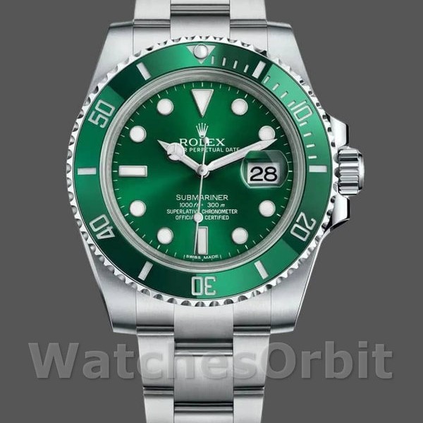 Replica Rolex Submariner Date 116610LV Edelstahl Oyster 40MM Grünes Zifferblatt Herren Replica Uhr, Exakte Nachbildung, Elegantes Design