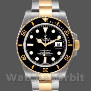 Replica Rolex Submariner Date 116613 Edelstahlgehäuse Schwarzes Zifferblatt 40mm Herren Replica Uhr
