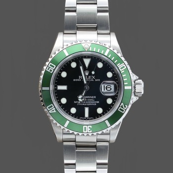 Replica Rolex Submariner Date 16610LV Edelstahl Oyster 40MM Schwarzes Zifferblatt Herren Replica Uhr