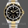 Replica Rolex Submariner Date 16613LN Gelbgold Edelstahl Schwarzes Zifferblatt 40mm Herren Replica Uhr