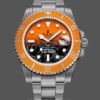 Replica Rolex Submariner DIW Persimmon Orange Black Dial Ceramic Orange Bezel Edle Materialien