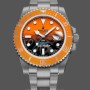 Replica Rolex Submariner DIW Persimmon Orange Black Dial Ceramic Orange Bezel