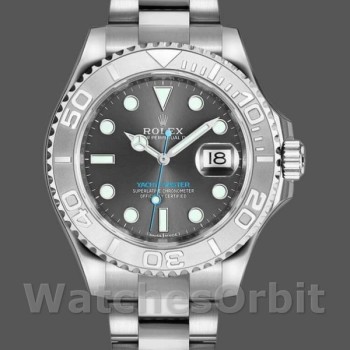 Replica Rolex Yacht-Master 116622 Stainless Steel Grey Dial 40mm Herren Replica Uhr