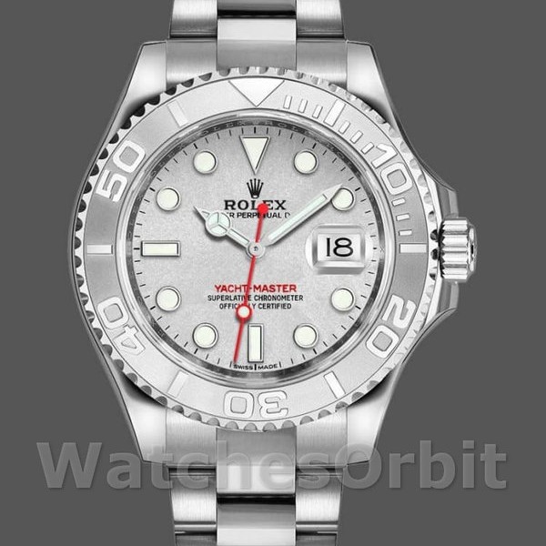 Replica Rolex Yacht-Master 116622 Edelstahl Platin Zifferblatt 40mm Herren Replica Uhr, Nachbau, Exklusive Verarbeitung