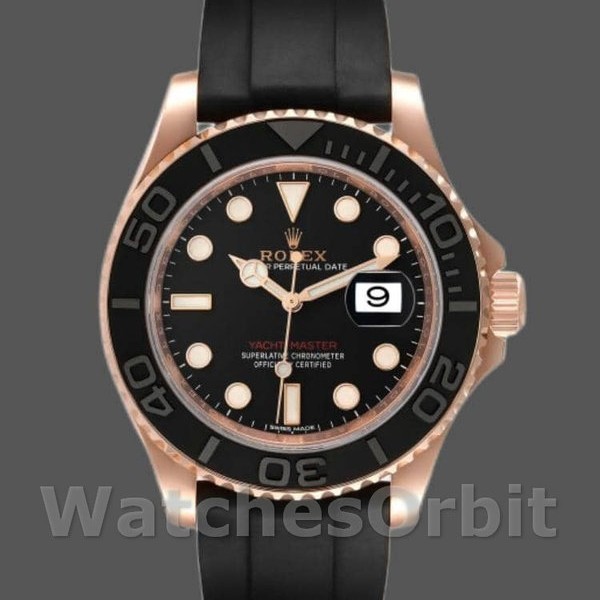 Replica Rolex Yacht-Master 116655 Everose Gold Black Dial 40mm Herren Replica Uhr, Imitat, Sammlerstück