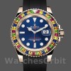 Replica Rolex Yacht-Master 116695 Black Rubber Strap Blue Dial 40MM Herren Replica Uhr Robuste Qualität