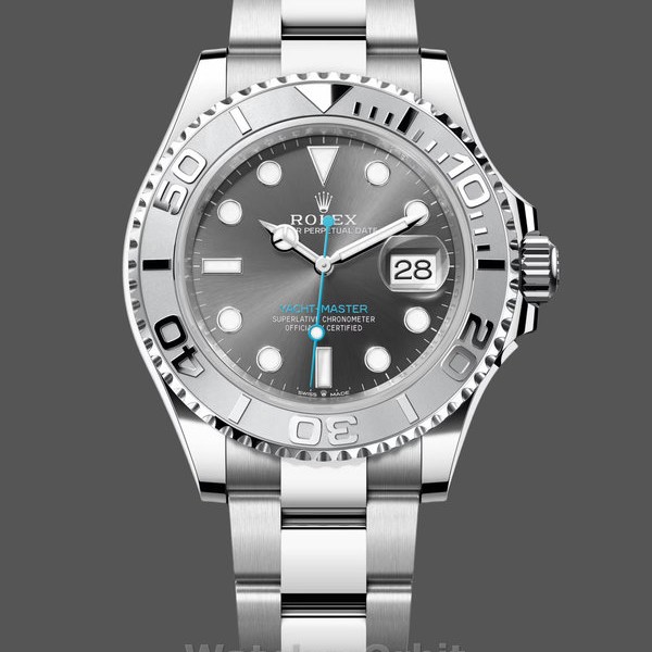 Replica Rolex Yacht-Master 126622 Platinum Bezel Dark Rhodium Grey Dial 40MM Herren Replica Uhr Schweizer Handwerkskunst