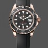 Replica Rolex Yacht-Master 126655 40mm Automatic Black Dial 18kt Everose Gold Uhr Perfekte Replik