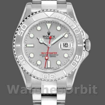 Replica Rolex Yacht-Master 16622 Silver Dial 40mm Herren Ratch Uhren