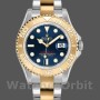 Replica Rolex Yacht-Master 168623 Steel and Gold Blue Dial 35MM Unisex Replica Uhr