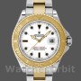 Replica Rolex Yacht-Master 168623 Steel Yellow Gold White Dial 35MM Unisex Replica Uhr