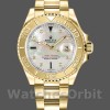 Replica Rolex Yacht-Master 168628 White MOP Dial Yellow Gold 35MM Unisex Replica Uhr Hochwertige Unisex Replica Uhr online kaufen