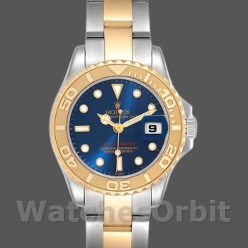 Replica Rolex Yacht-Master 169623 Steel Yellow Gold Blue Dial 29MM Lady Replica Uhr